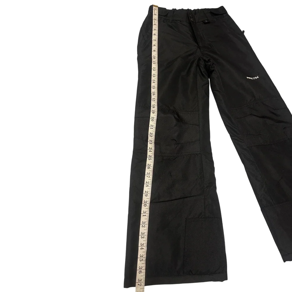 Arctix Youth Snow Pants Black Insulated Winter Ski Bibs Unisex Size Large 1150